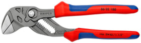 KNIPEX 86 02 180 pliers wrench with black finish and comfort grip in a compact size