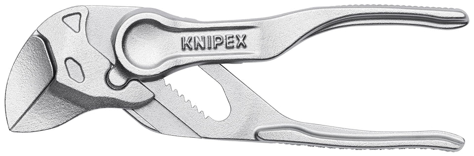 KNIPEX 86 04 100 XS pliers wrench compact for tight spaces.