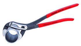 Knipex textured handle offers non-slip grip during torque tasks.