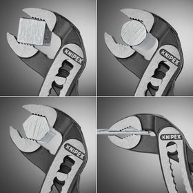 Knipex 8801250 set covers pipes from 1-1/4 in to 2 inches.