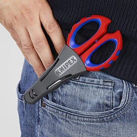 KNIPEX 6.25-inch electricians' shears for reliable electrical task performance