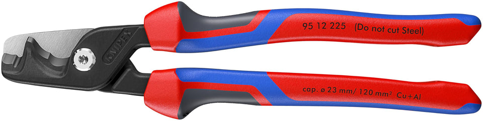KNIPEX StepCut XL 95 12 225 close-up of hardened cutting edges for precise cuts