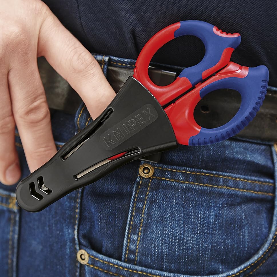 KNIPEX 9505155SBA quick-draw holster simplifies on-site replacement.