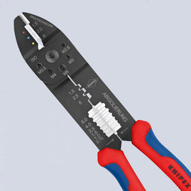 Knipex 97-22-240 crimping pliers in action for efficient terminal work