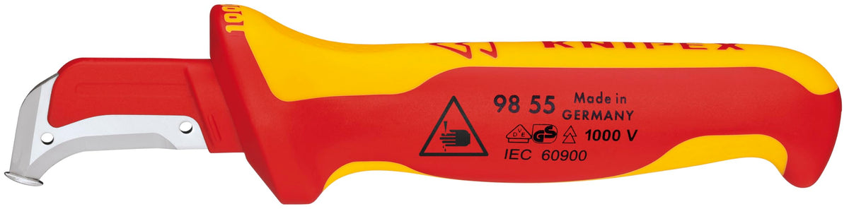 KNIPEX 98-55 1000V knife blade for safe live-line work