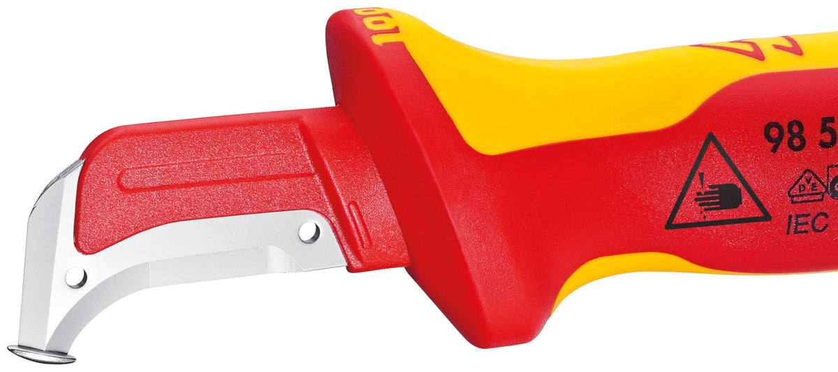 KNIPEX slip guard handle improves grip and safety