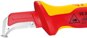KNIPEX slip guard handle improves grip and safety