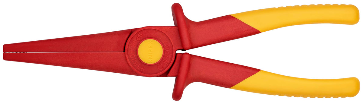 KNIPEX 98 62 02 flat nose plastic pliers with 1000V insulation for live work