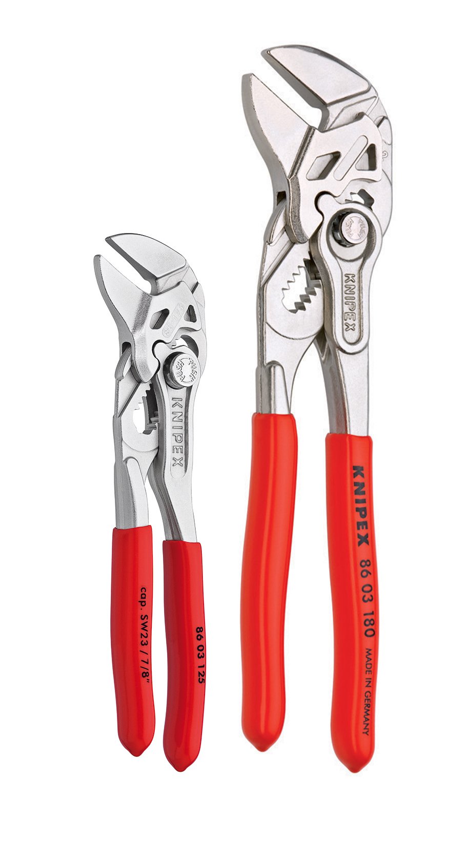 KNIPEX 9K image demonstrates slim jaws for accessing restricted fittings