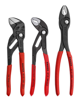 KNIPEX Cobra Water Pump Pliers shown with quick adjustable grip for fasteners