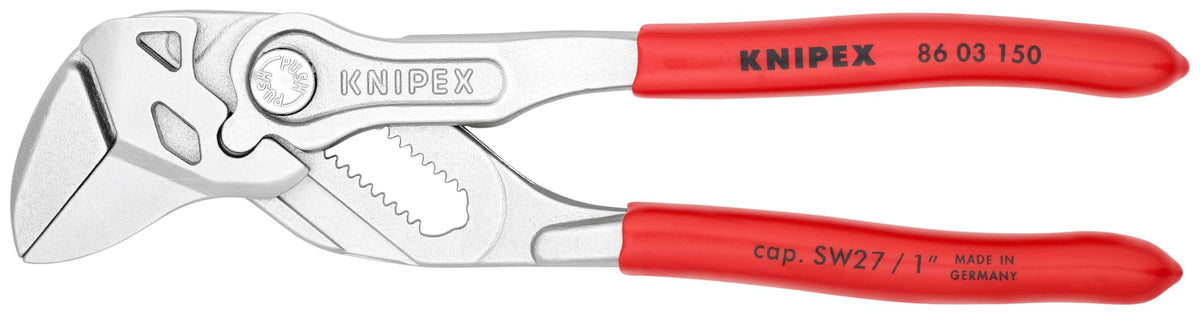 KNIPEX 7.25in pliers wrench with parallel jaws for even grip
