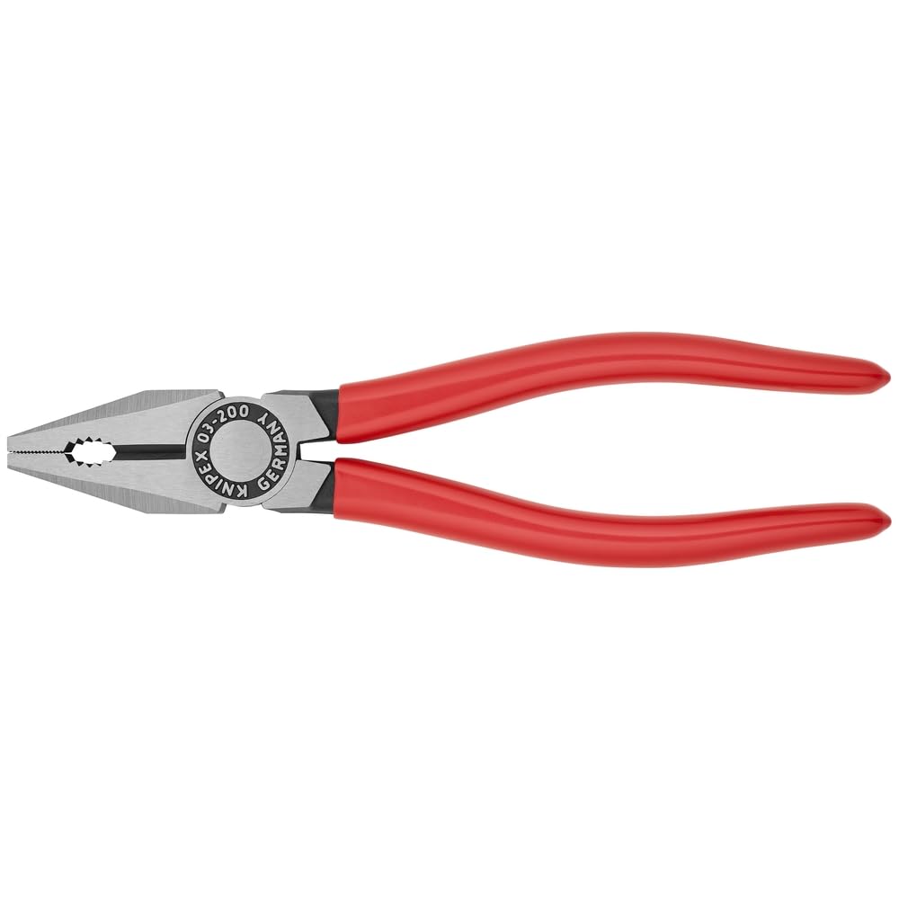 KNIPEX long nose pliers delivering precise reach in tight spaces.