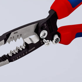 KNIPEX american style electrician pliers 200 mm jaws detail