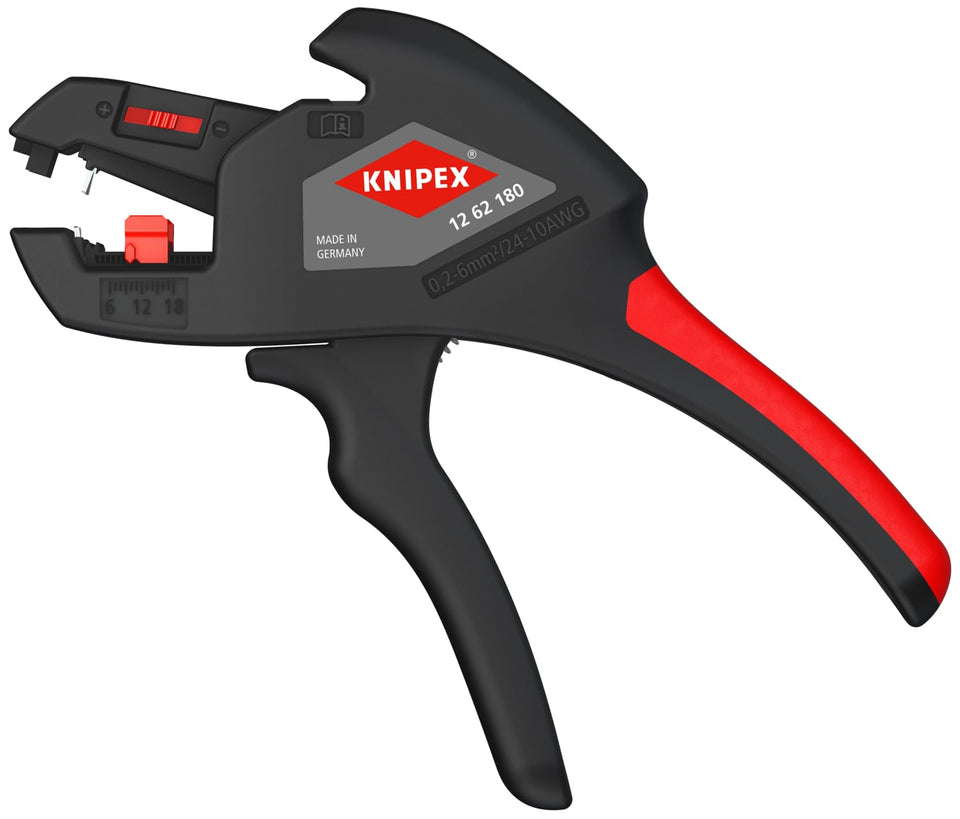 KNIPEX automatic wire stripper 10-24 AWG with self-adjusting insulation for precise stripping