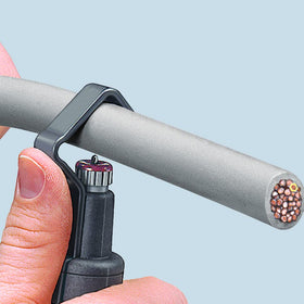 KNIPEX compact blister-packaged tool ready for field use