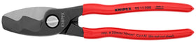 KNIPEX cable shears 9511200 twin cutting edge for clean copper and aluminum cable cuts