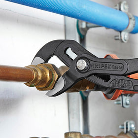 KNIPEX Cobra Pliers guard helps prevent finger pinching.