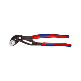 Self-locking grip on pipes and nuts reduces slipping and hand effort with KNIPEX Cobra