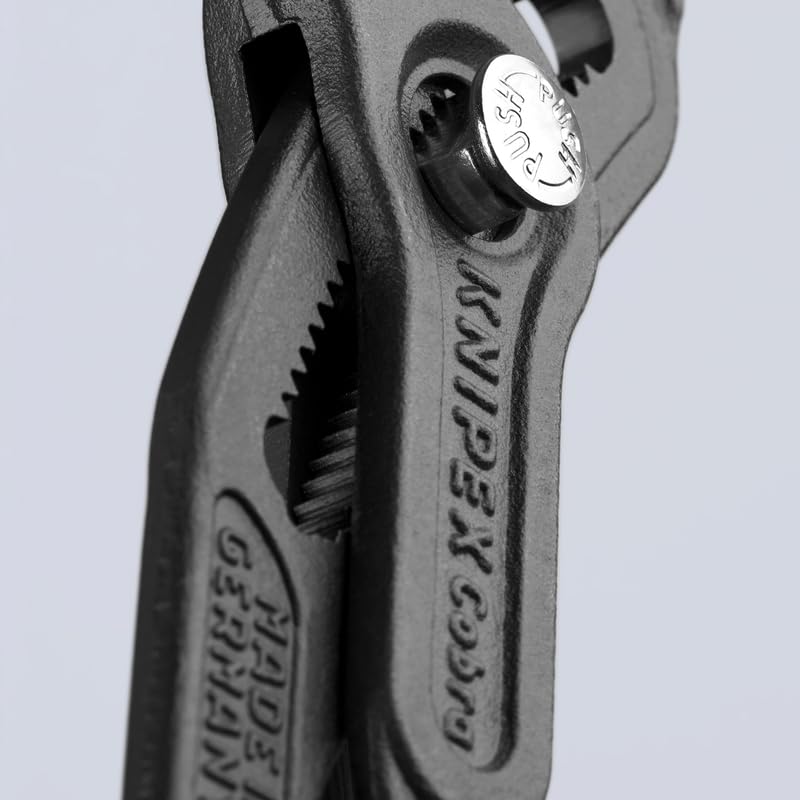 KNIPEX Cobra Water Pump Pliers adjusting to hex nuts
