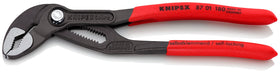 KNIPEX Cobra Water Pump Pliers gripping a pipe with opened jaws