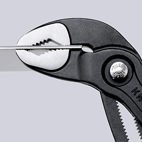 KNIPEX Cobra Water Pump Pliers red handles for visibility