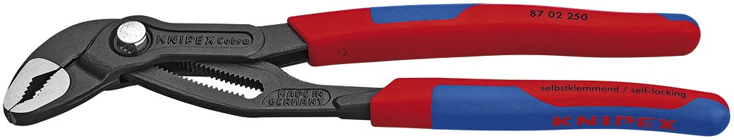 KNIPEX Cobra slim grips without collar for easy transport in tight spaces