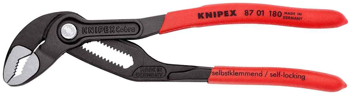 KNIPEX Cobra Water Pump Pliers teeth grip without slipping