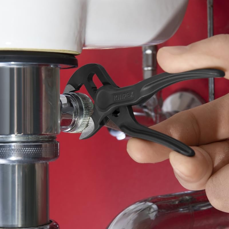 KNIPEX Cobra XS 4-inch pliers provide up to 1-inch capacity for various tasks.