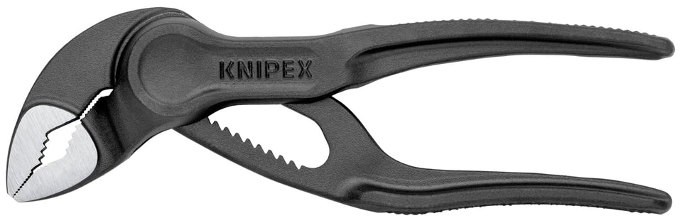 KNIPEX Cobra XS 4-inch pliers with compact design for tight spaces.