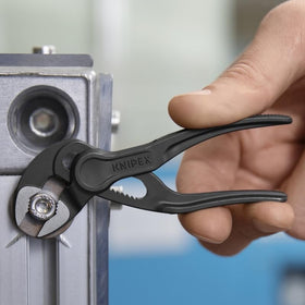 KNIPEX Cobra XS 4-inch pliers have a slim head for narrow gaps.