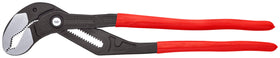 KNIPEX Cobra XXL water pump pliers showing the adjustment button for quick opening.