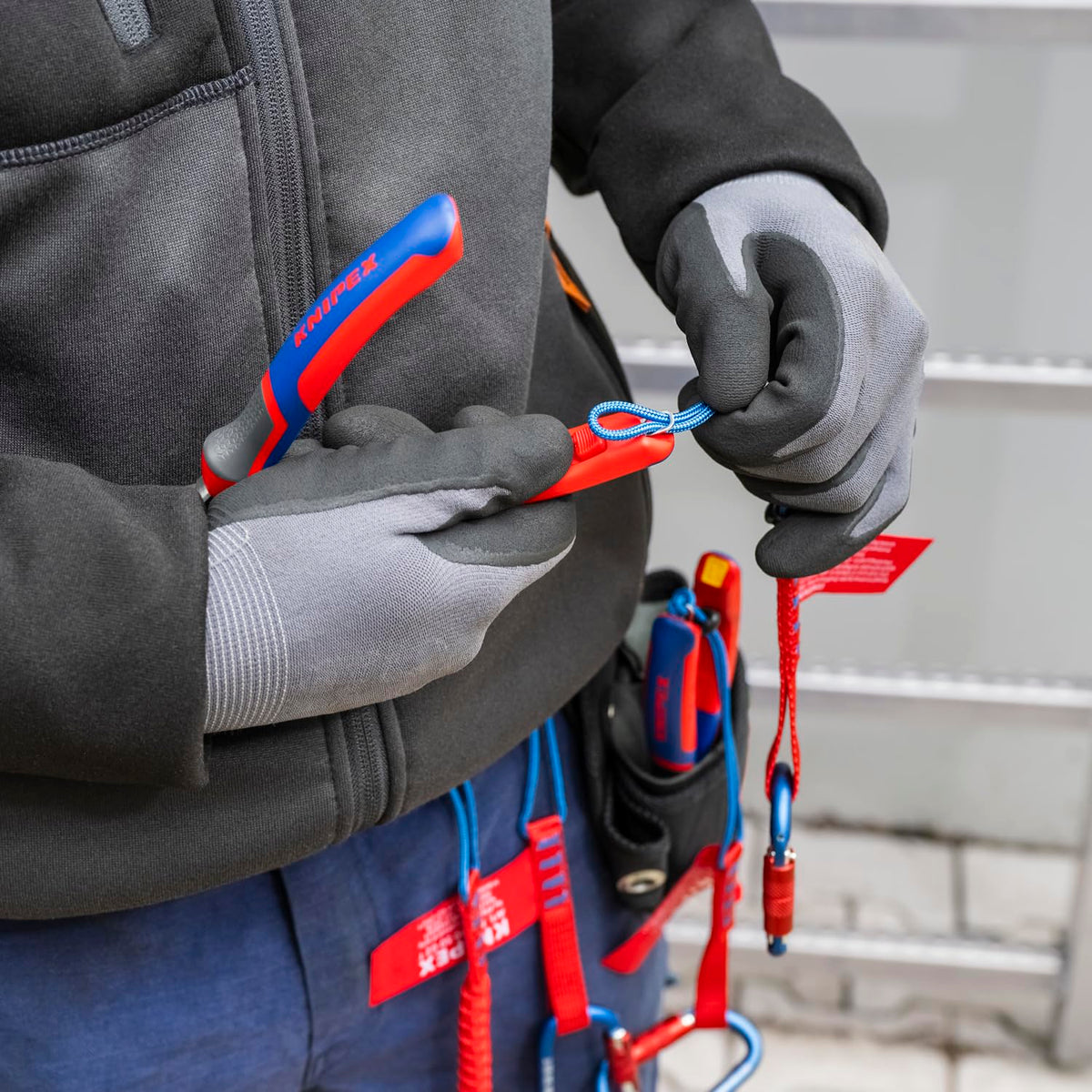 KNIPEX dual-component grips add comfort during extended use