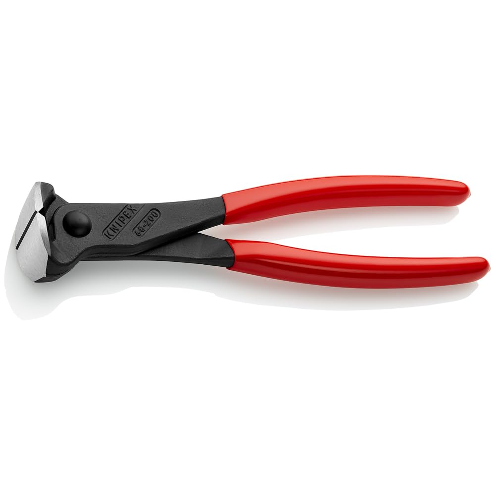 KNIPEX End Cutter 6801200 closeup of cutting edges for precise wire work.