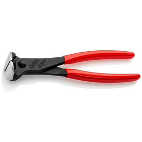 KNIPEX End Cutter 6801200 closeup of cutting edges for precise wire work.