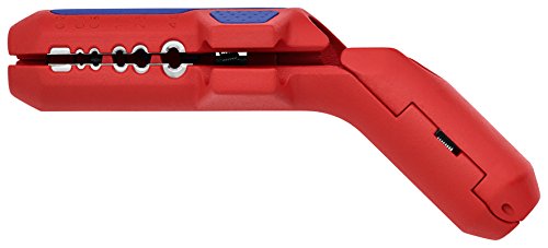 KNIPEX Ergostrip location ridges aid single-wire insertion.