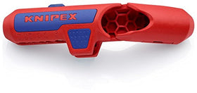 KNIPEX Ergostrip pistol grip enables precise cabling cuts and stripping.