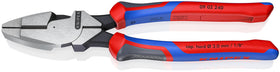 KNIPEX high-leverage linemans pliers rivet close-up enabling easier cutting power