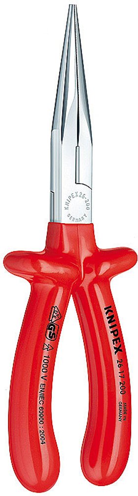 KNIPEX induction-hardened cutting edges for durable performance on wire.