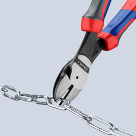 KNIPEX KPX7402200 chrome vanadium steel construction ensures durability.