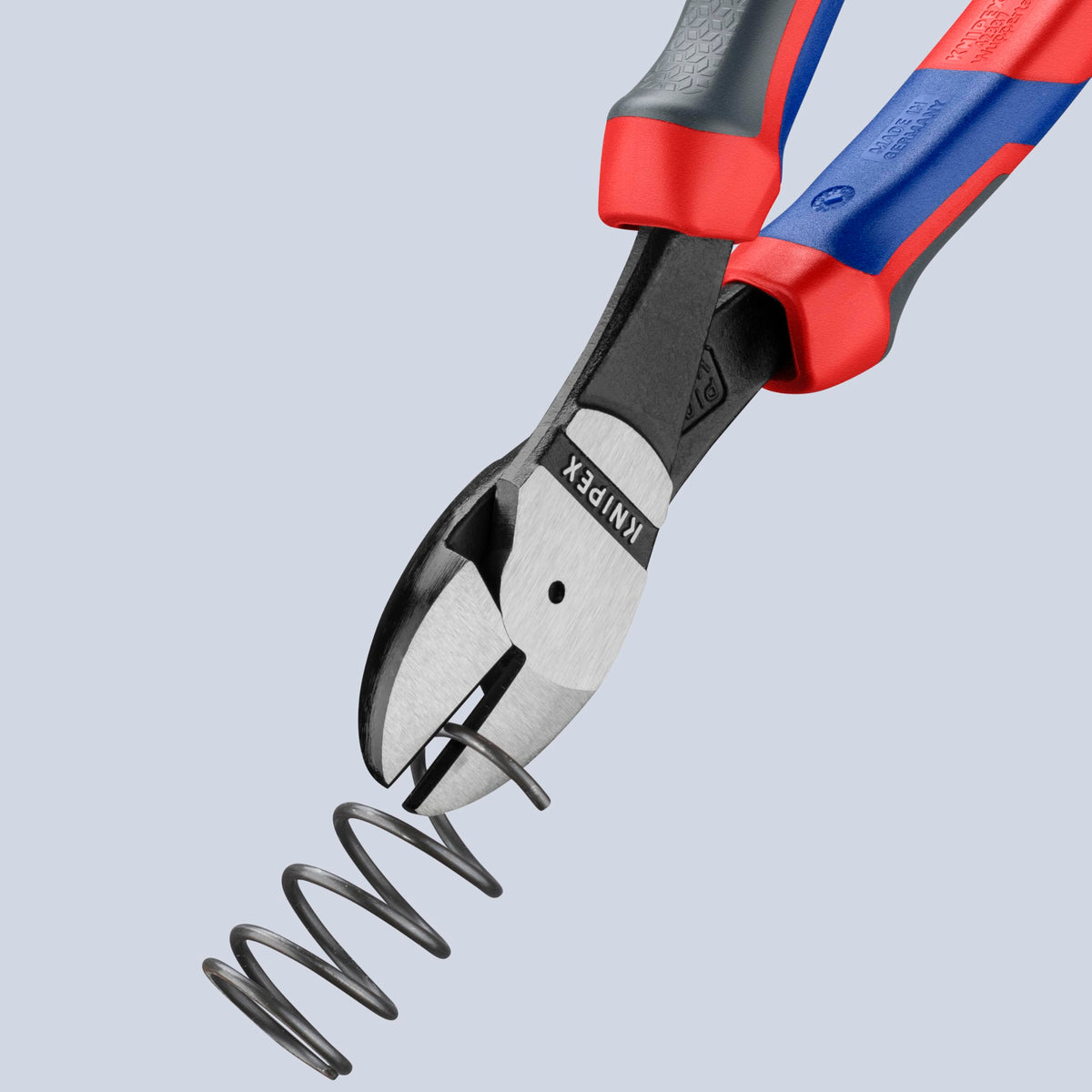 KNIPEX KPX7402200 forged-on axle provides stability for heavy-duty work.