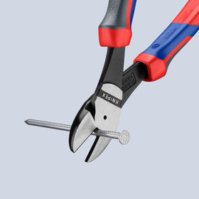 KNIPEX KPX7402200 induction hardened edges enable precise cuts.