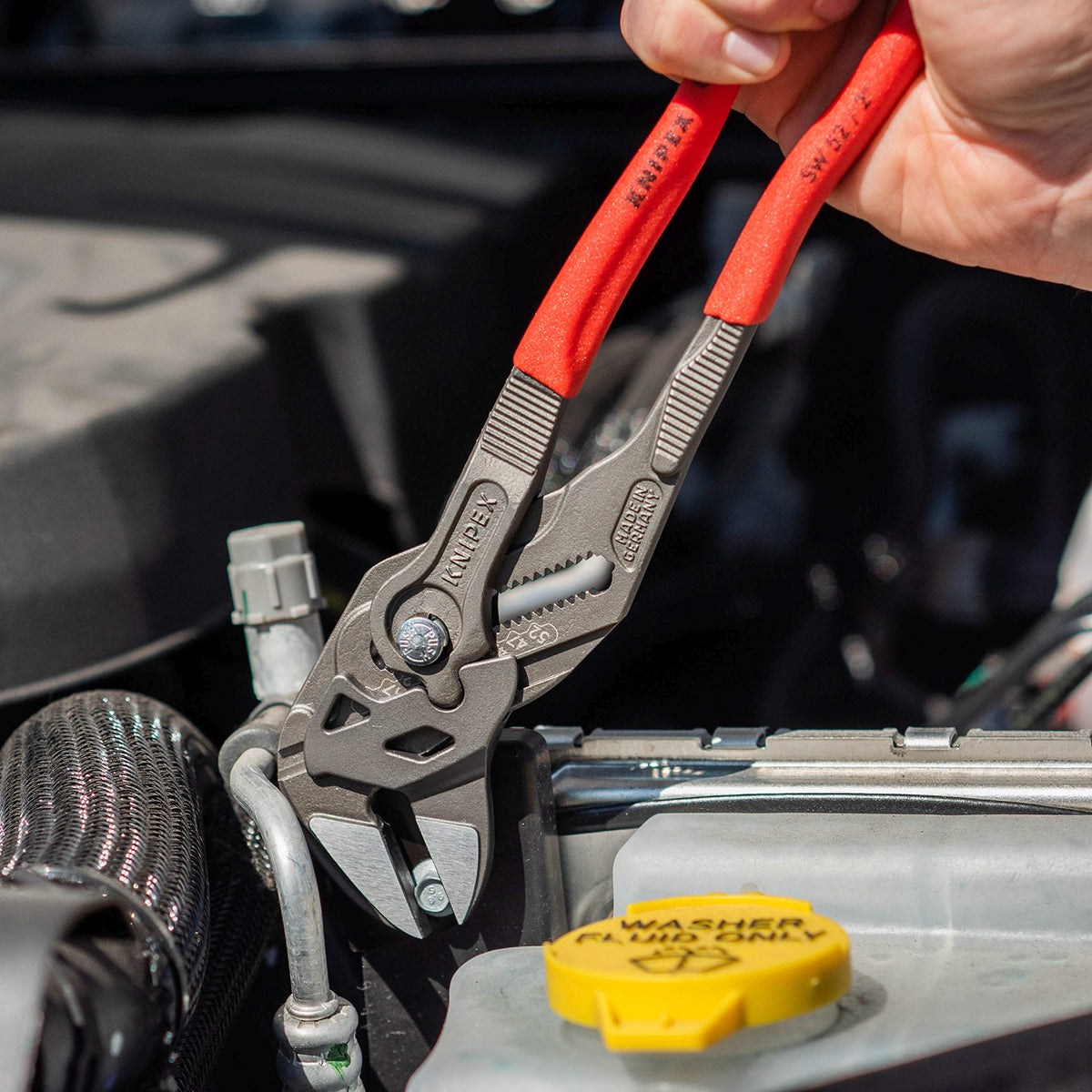 KNIPEX Pliers Wrench chrome vanadium steel construction communicates durability