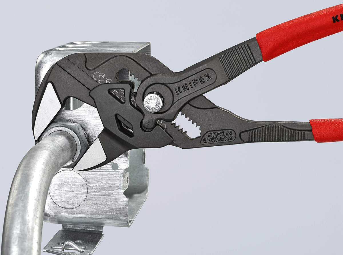 KNIPEX Pliers Wrench parallel jaws provide infinitely variable grip