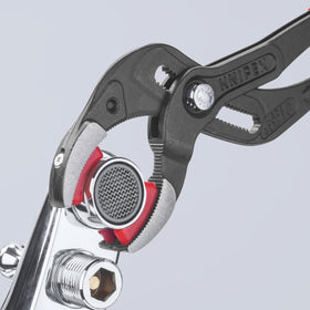 KNIPEX replaceable plastic jaws protect delicate metals during gripping tasks