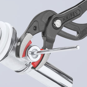 KNIPEX round-pipe grip captures up to 3 inches with stable handling
