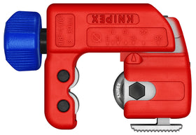 KNIPEX TubiX S pipe cutter setup with quick preset sizing for fast adjustments
