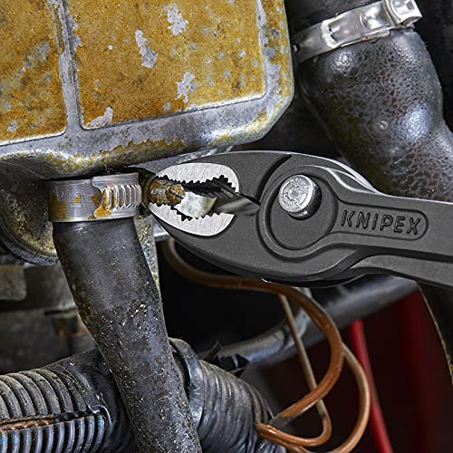 KNIPEX TwinGrip 8-inch forged chrome vanadium steel construction for durability