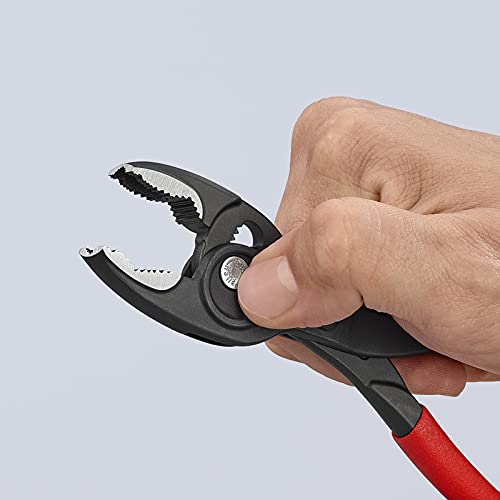KNIPEX TwinGrip 8-inch pinch guard protects fingers during use