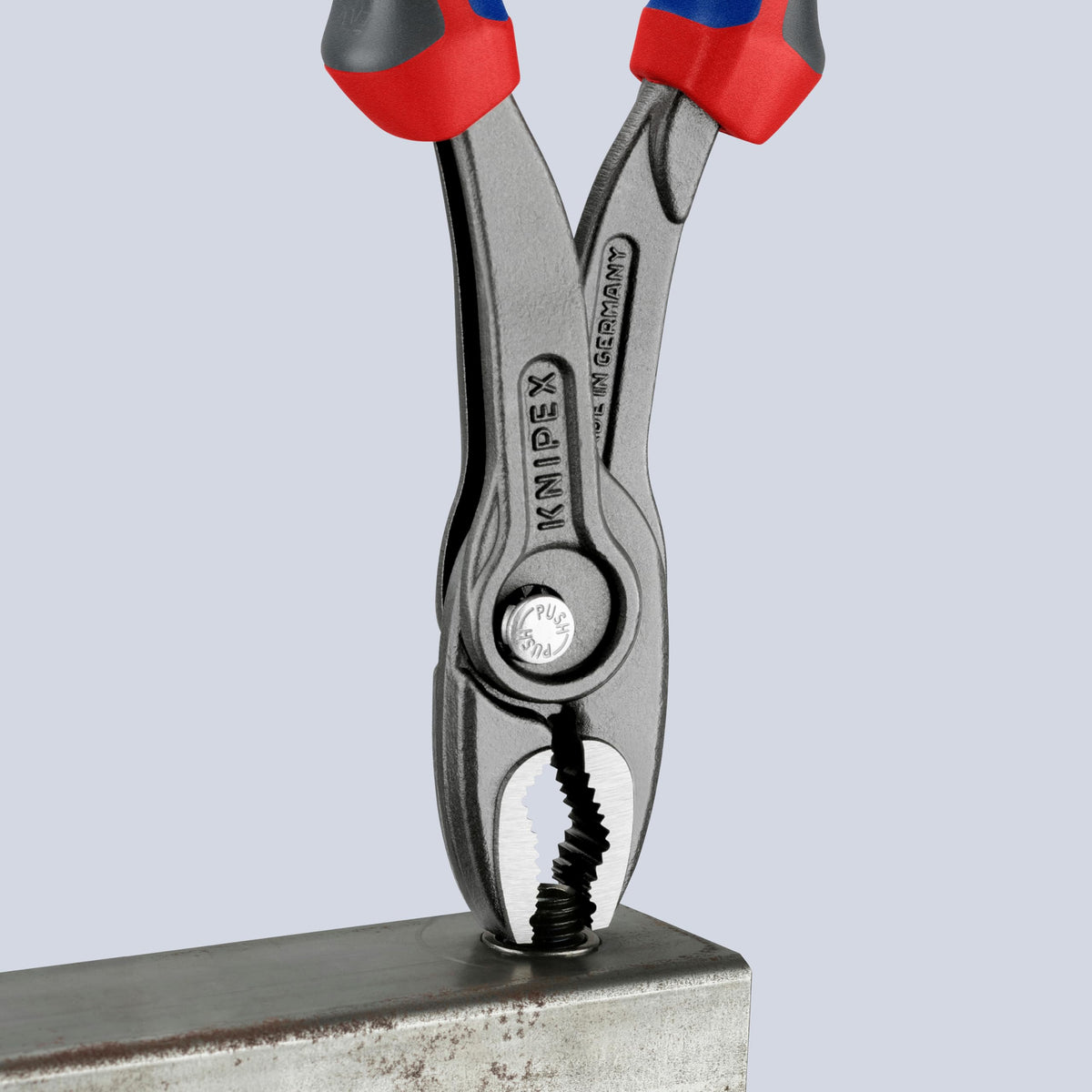 KNIPEX TwinGrip side jaws handle round, square, and hex shapes
