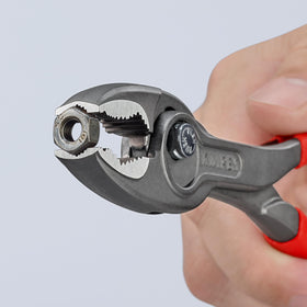 KNIPEX TwinGrip pliers pinch guard protects fingers during use